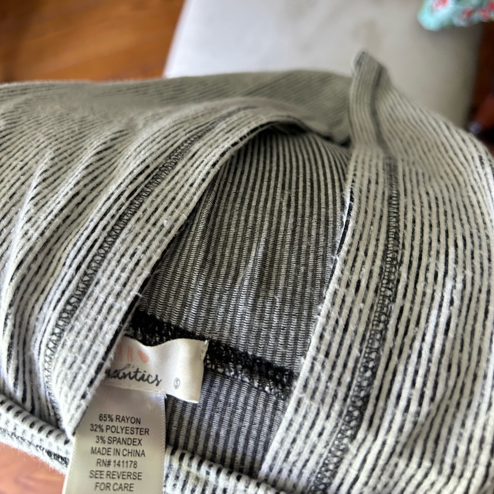 Stripped hoodie size s but more like medium
